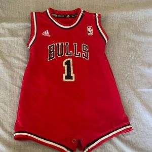 Custom Baby Chicago Bulls Romper